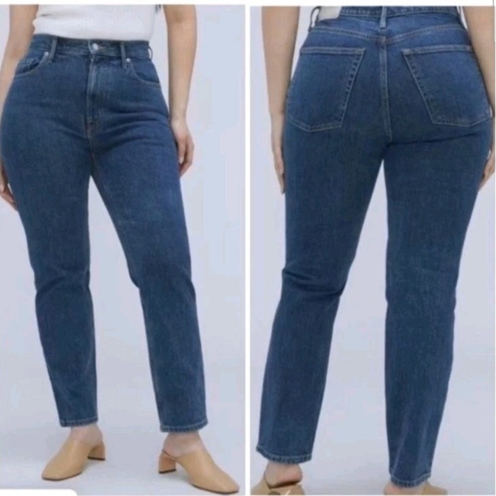 Everlane Women The Original Cheeky Jean Size 29S Straight Leg Organic Cotton‎